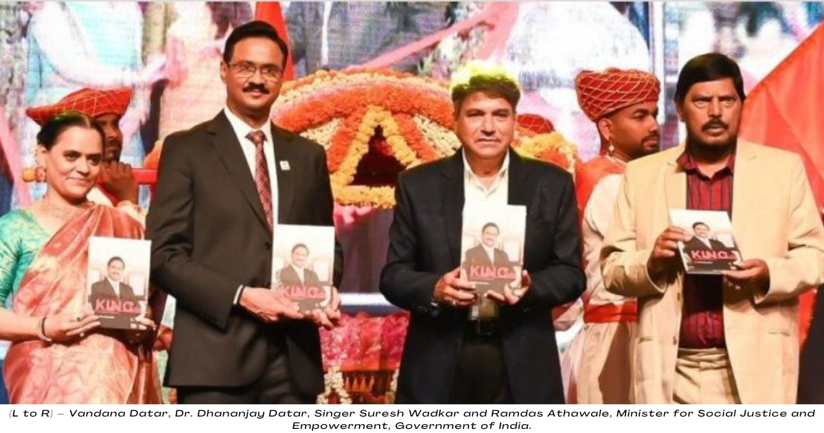 Masala King Dr. Dhananjay Datar releases a special autobiography on his life and struggle